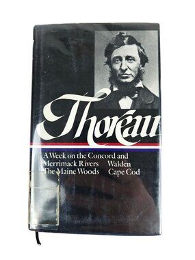 Henry David Thoreau Library Of America Edition Hardcover 1985 Second Printing